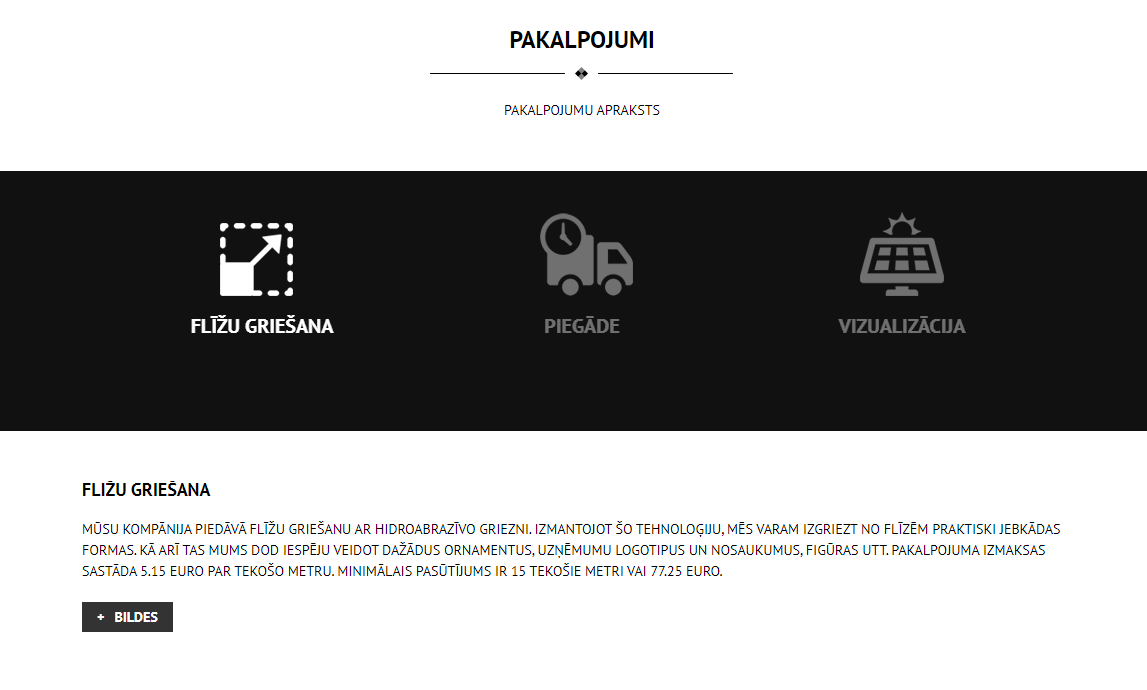 Alte Landingpage